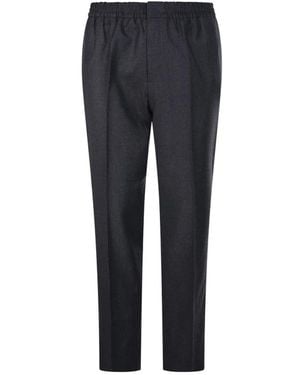 Ami Paris Straight Trousers - Azul
