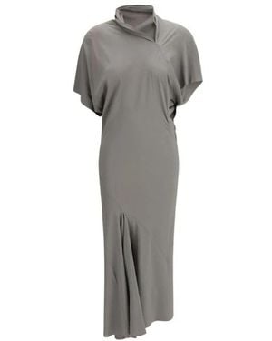 Rick Owens Midi Dresses - Grey