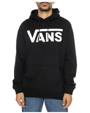 Vans Hoodies & Sweatvesten ,Zwart ,Felpa Con Cappuccio