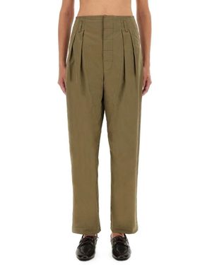 Moschino Broeken ,Groen ,Katoen Straight Broeken