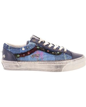 Vans Schoenen ,Veelkleurig ,Tweed Lx Old Skool 36 Harris Tweed - Blauw