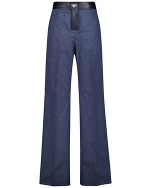 Ferragamo Wide Jeans - Blue