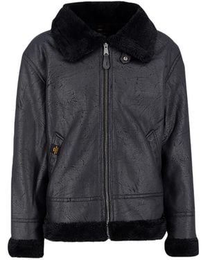 Alpha Industries Faux Fur & Shearling Jackets - Zwart