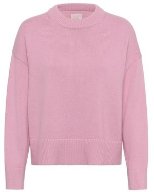 Part Two Truien & Vesten ,Roze ,Ronde Hals Knitwear