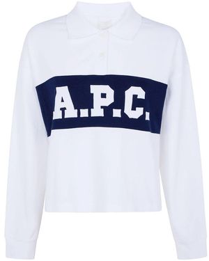 A.P.C. Brianne Polohemd - Blau