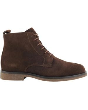 Geox Lace-Up Boots - Marrón