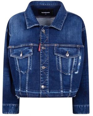 DSquared² Denim Jassen - Blauw