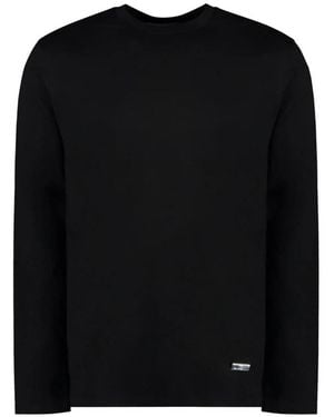 Jil Sander Long Sleeve Tops - Black