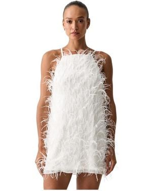 Pinko Trapez-Minikleid - Weiß