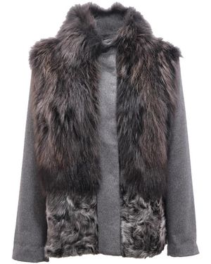 Bully Faux Fur & Shearling Jackets - Gris