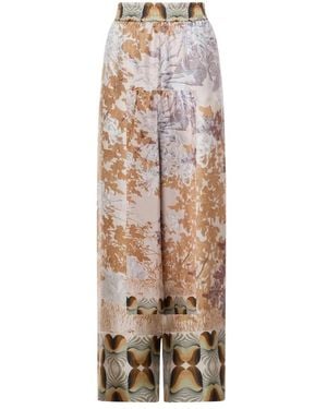 Pierre Louis Mascia Wide Trousers - Natural