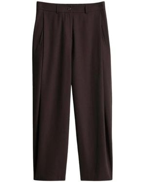 Opus Myhi Wijde Broek - Bruin