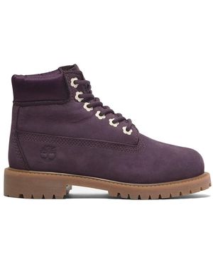 Timberland Lace-Up Boots - Purple