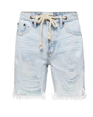 One Teaspoon Denim Shorts - Blue
