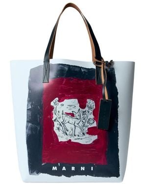 Marni Tote Bags - Rosso