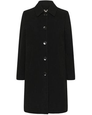 Part Two Single-Breasted Coats - Black