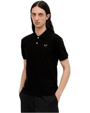 COMME DES GARÇONS PLAY Polo Shirts - Black