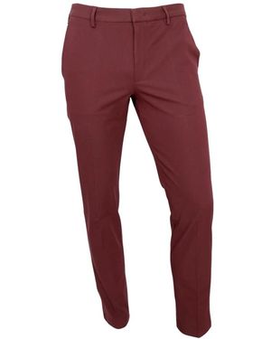 BOSS Slim-Fit Trousers - Red