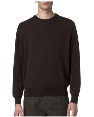 K-Way Sebastien Merino Pullover - Schwarz