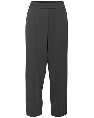 Kaffe Pantalones cortos negro ostra - Gris