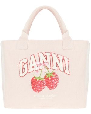 Ganni Shopping Bags - Pink