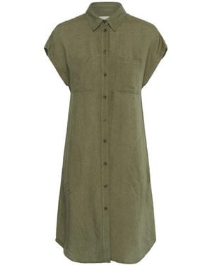 Part Two Shirt Dresses - Green