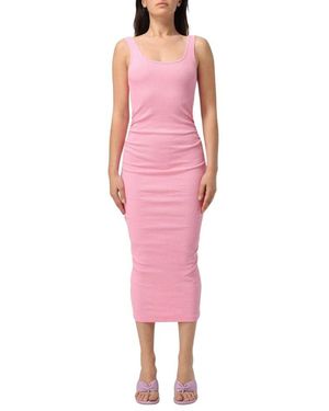 Mc2 Saint Barth Zeitloses Schwarzes Elegantes Kleid - Pink