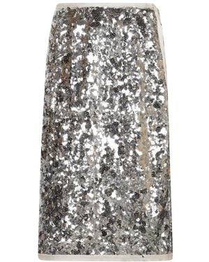 Prada Rokken ,Grijs ,Midi Rok