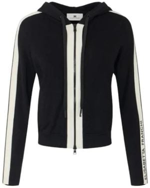 Elisabetta Franchi Zip-Throughs - Black