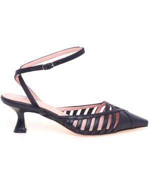Anna F. Court Shoes - Blue