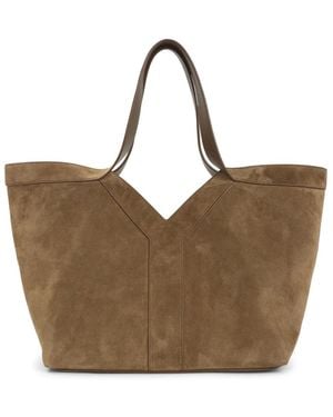 Saint Laurent Shopping Bags - Brown