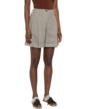 Brunello Cucinelli Casual Shorts - Natural