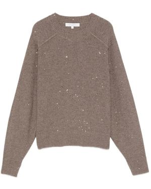 Antonelli Round-Neck Knitwear - Brown