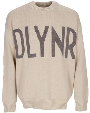 DOLLY NOIRE Round-Neck Knitwear - Natural