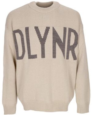 DOLLY NOIRE Round-Neck Knitwear - Grijs