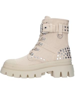 Ash Lace-Up Boots - Neutro