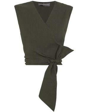 Cortana Sleeveless Tops - Green