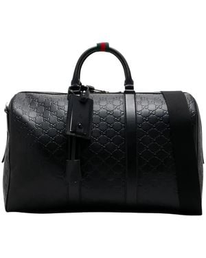 Gucci Gg Emblem Medium Duffle Bag - Schwarz