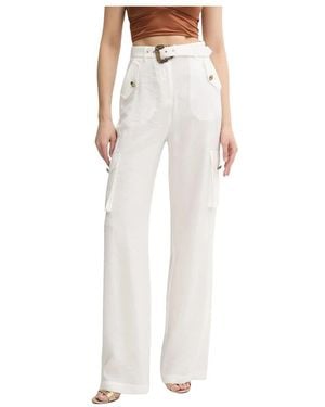 Versace Jeans Couture Wide Trousers - Blanc