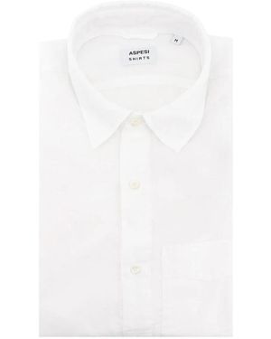 Aspesi Polo Shirts - White