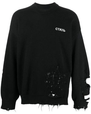 Heron Preston Sweatshirts - Black