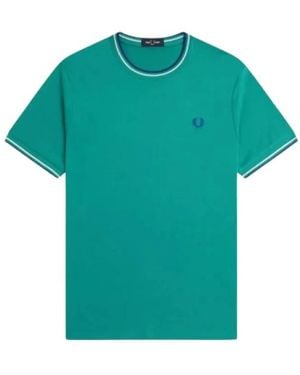 Fred Perry Twin Tipped T-Shirt - Groen