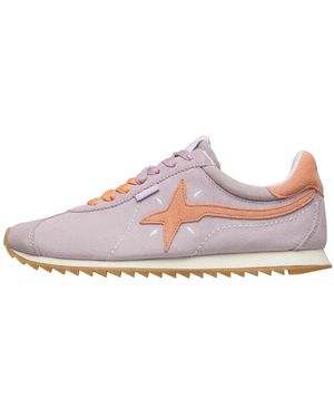 W6yz Schoenen ,Paars ,Suède Tahiti-W. Suede Sneakers - Roze