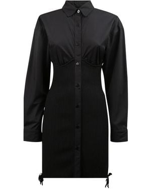 ANDREA ADAMO Short Dresses - Black