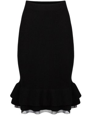 Nina Ricci Midi Skirts - Zwart