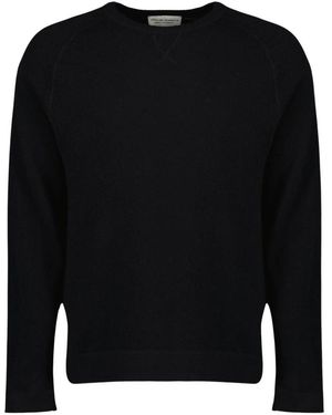 Officine Generale Round-Neck Knitwear - Black