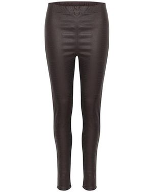 Cream Leggings - Grey