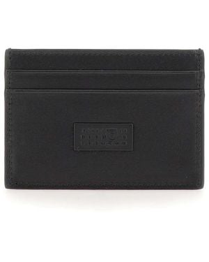 MM6 by Maison Margiela Leren Kaarthouder - Zwart