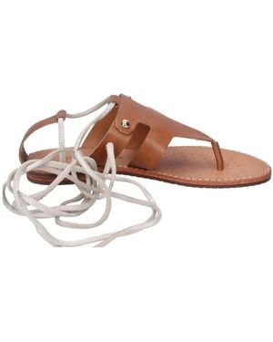 Geox Flat Sandals - Brown