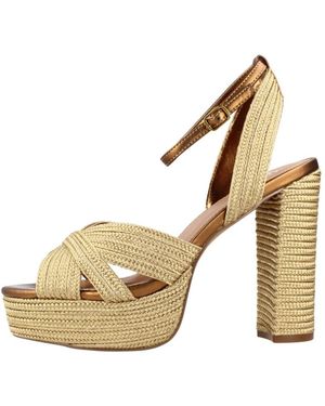 Exe' High Heel Sandalen - Naturel